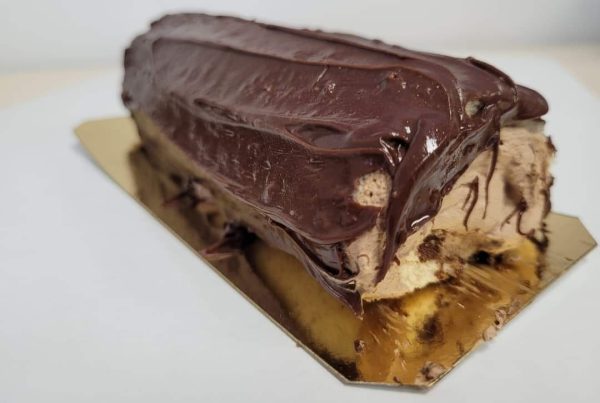 Tronco de Navidad Sin Gluten Cacao